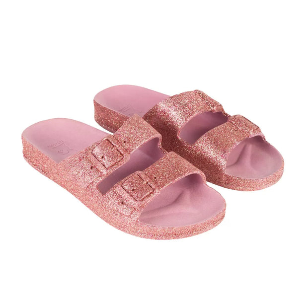 Cacatoès Trancoso Sparkly Pink Kids Sandals