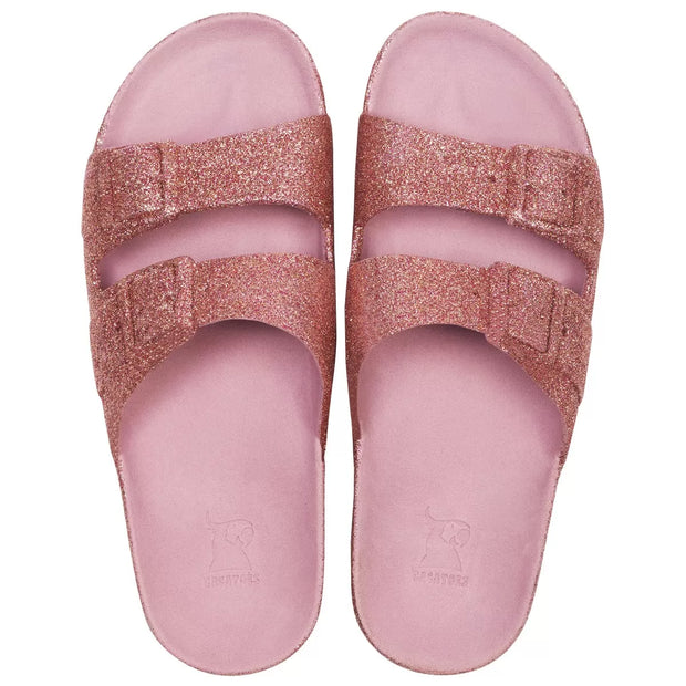 Cacatoès Trancoso Sparkly Pink Kids Sandals