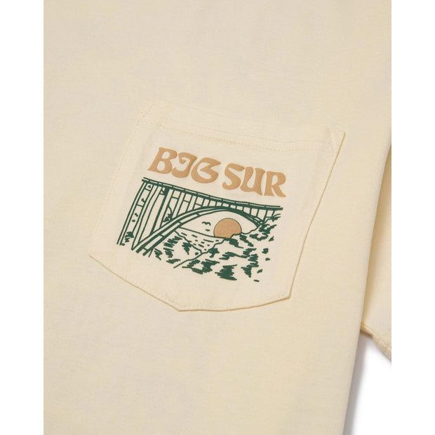 Big Sur Bridges Puff Print Pocket Tee