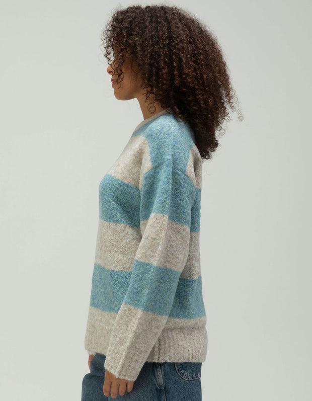 BDG Stripe Bouclé Sweater