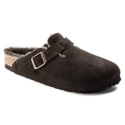 Boston Shearling Sueded Leather Mocha