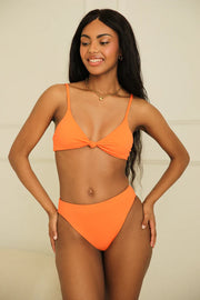 Zen Blood Orange Bikini Top