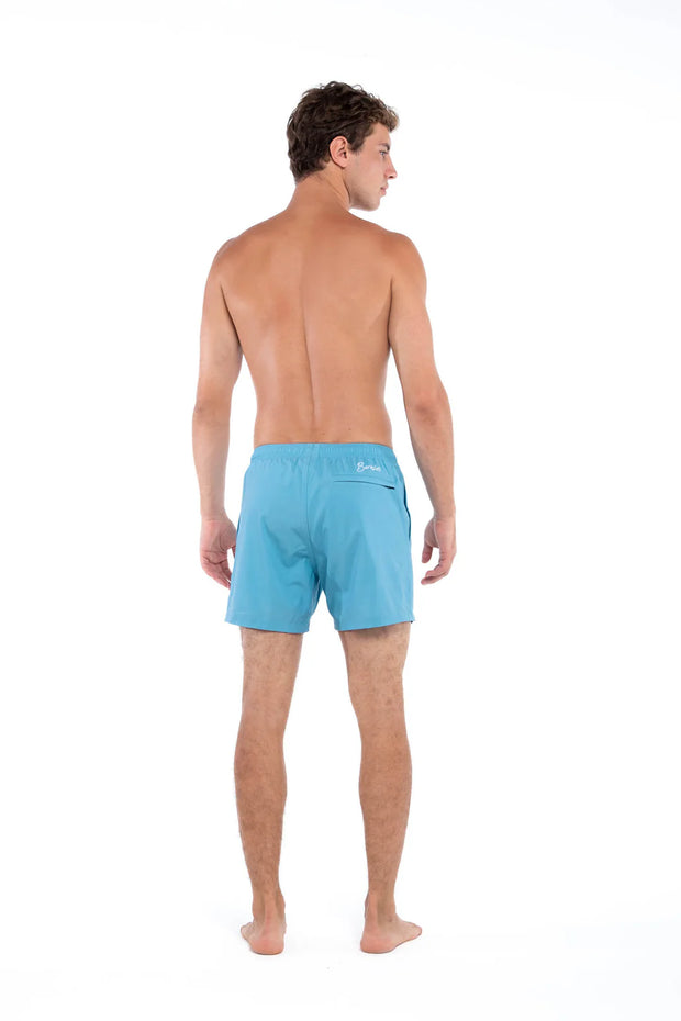 Blue Great White Lined Gym Shorts