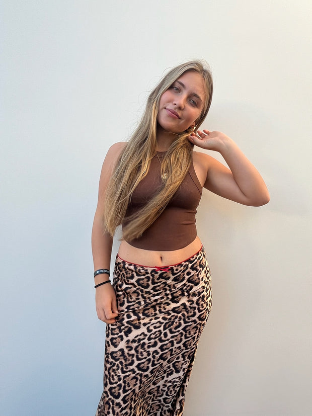 Cheetah Maxi Skirt