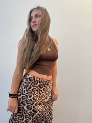 Cheetah Maxi Skirt