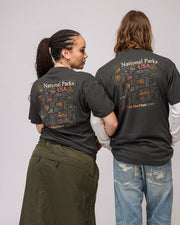 National Park Outline Checklist Tee