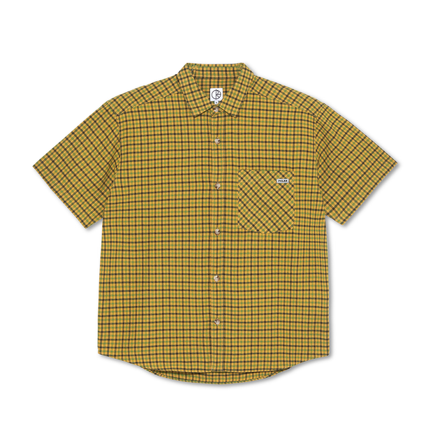 Polar Mens Mitchell Shirt Twill Yellow