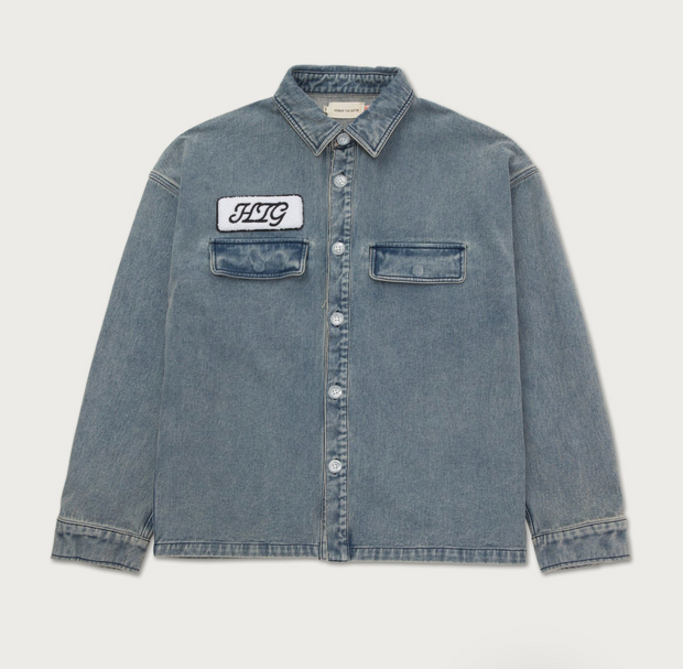 HTG L/S Work Shirt Indigo