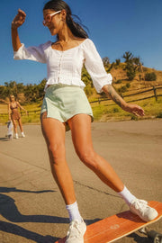 Best Skate Skort Seafoam