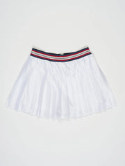 VERONICA White Athletic Skort