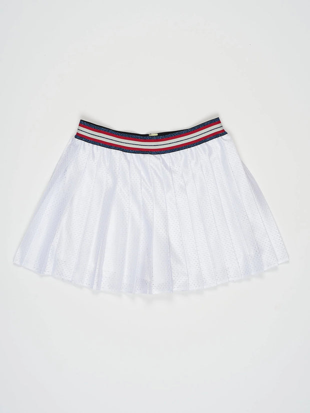 VERONICA White Athletic Skort