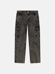 Denim Cargo Pants