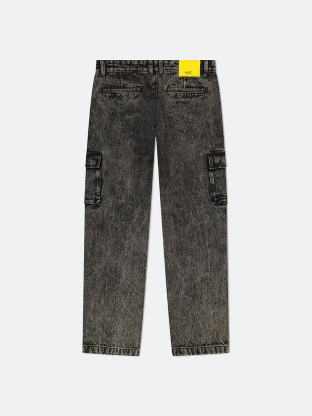 Denim Cargo Pants