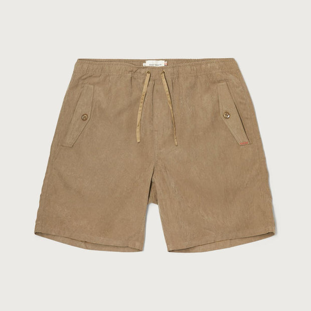 SONIC BRUSHED SHORTS- BROWN
