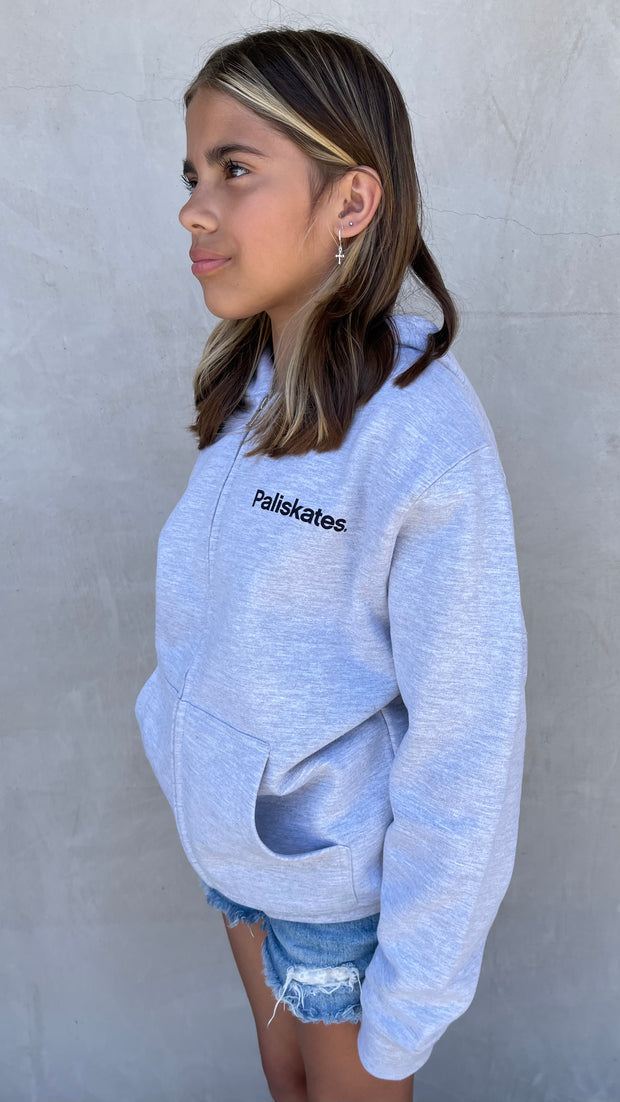Youth Since the 90s Heather Grey Zip Up Hoodie