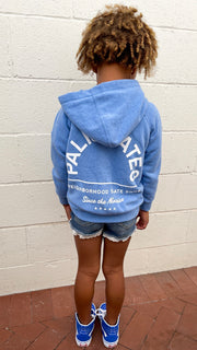 Toddler Since the 90s Pacific Blue Zip Up Hoodie