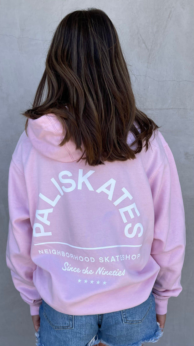 Youth Since the 90s Light Pink Zip Up Hoodie