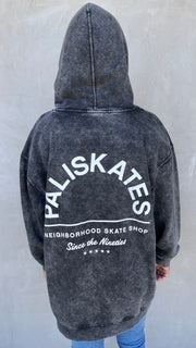 SINCE THE 90'S MIDWEIGHT BLACK MINERAL WASH HOODIE