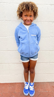 Toddler Since the 90s Pacific Blue Zip Up Hoodie