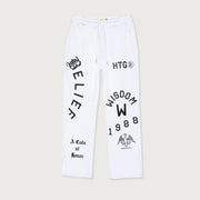 Honor the Gift White Belief Sweatpant