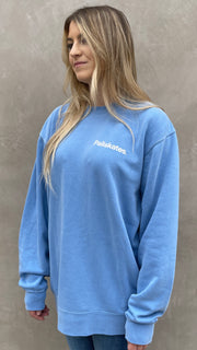 Since the 90s Soft Blue Midweight Crew
