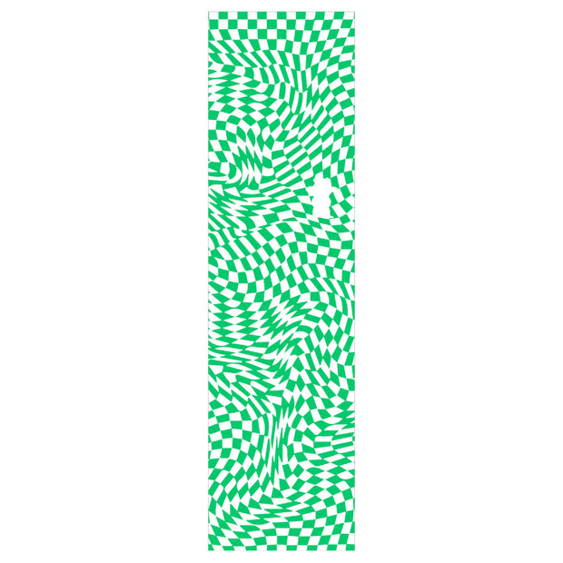 Grizzly Trippy Checkerboard Griptape Green