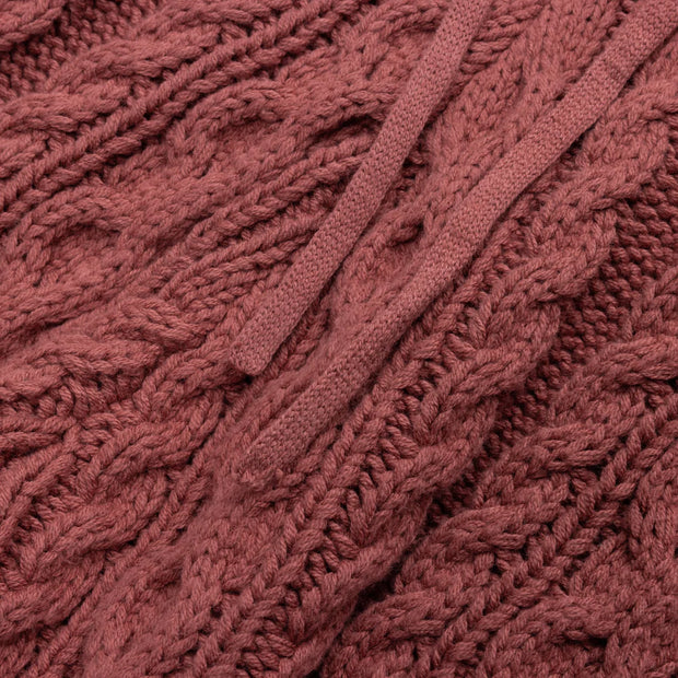 Honor the Gift Maroon Cable Knit Pant