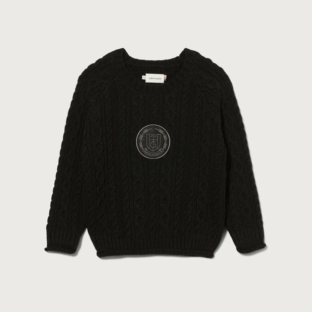 Honor The Gift Kids HTG® Black Cable Knit Jumper
