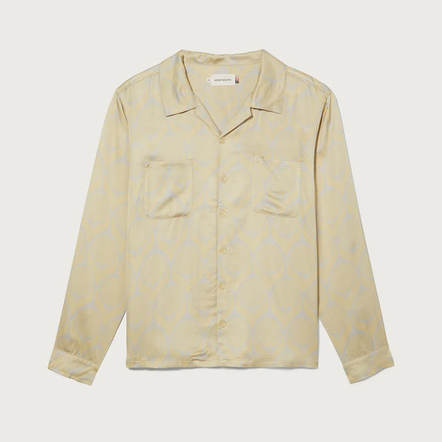 Honor The Gift L/S Cream Floral Button Up
