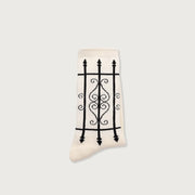 Honor the Gift White Project Socks