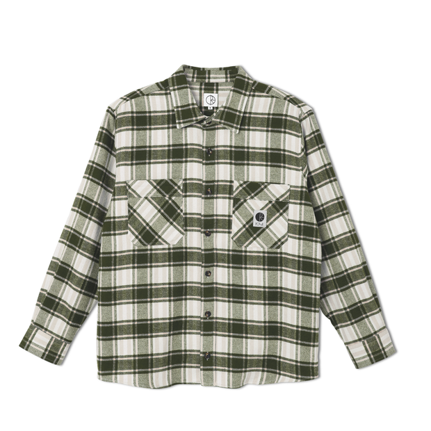 Polar Dark Olive Flannel Shirt