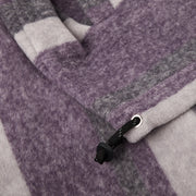 Polar Light Purple Stripe Fleece Pullover