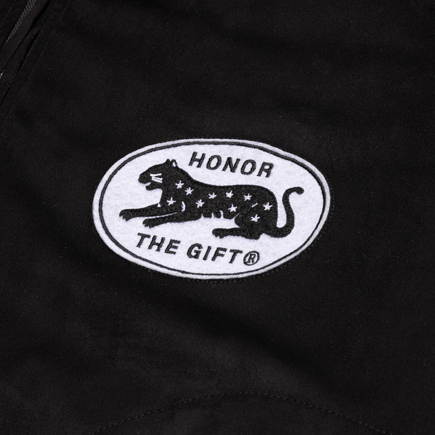 Honor the Gift Black Sueded Band Jacket
