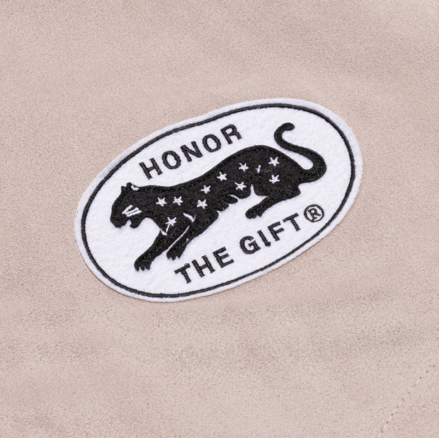 Honor the Gift Grey Sueded Band Jacket
