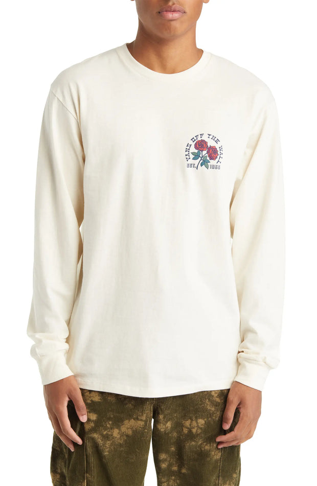 VANS ANTIQUE WHITE NOW IS THE TIME LONG SLEEVE T-SHIRT